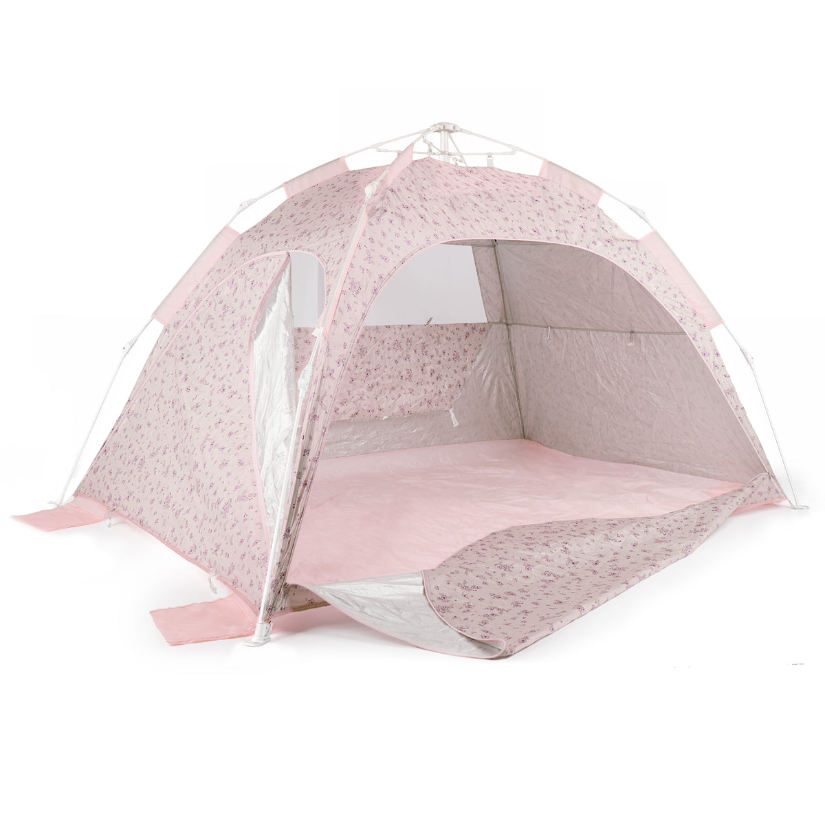 Babynohr Strandtelt   Rosa Med Blomstermønster  Dreamy Flowers Babynohr Dk