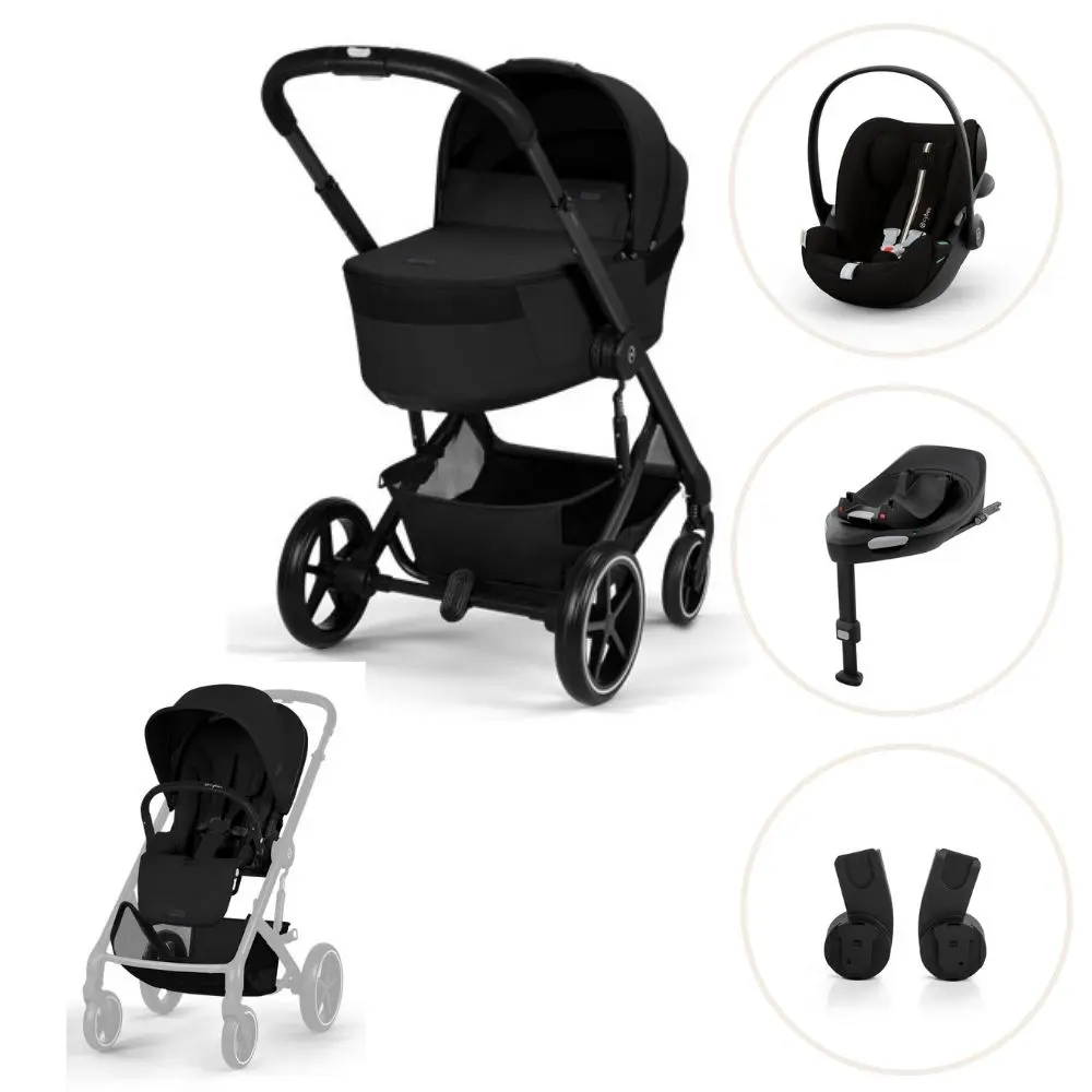Cybex Balios Kombivogn Inkl Cybex Cloud G3 Og Base G3 Moon Black