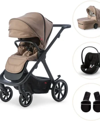 Odder Evoke Kombivogn Med Cybex Cloud G3 Og Adapter Sandstone