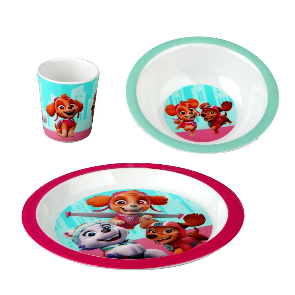 Paw Patrol   Pcs Set Red 100  Melamin