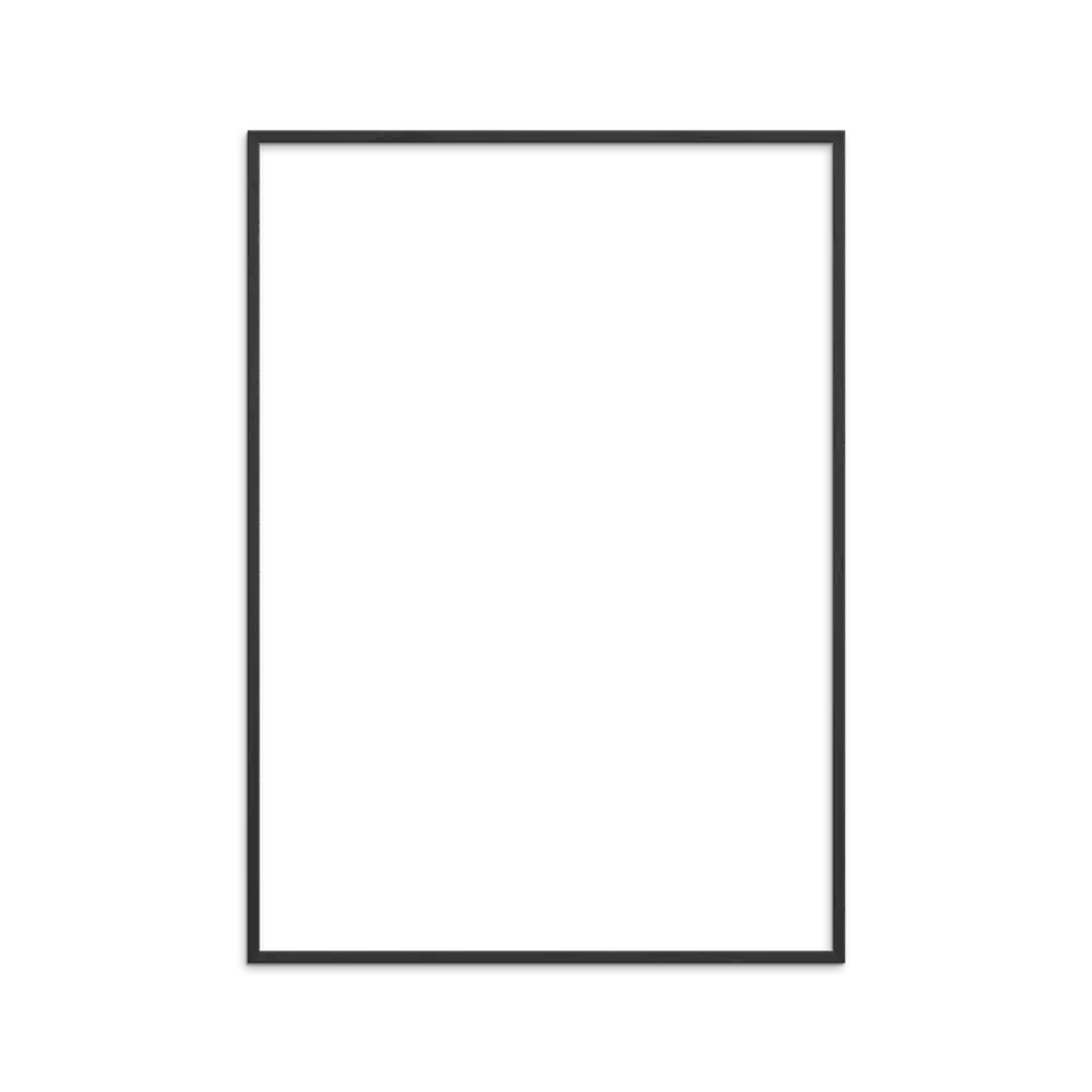 Ramme Sort Træ 30x40