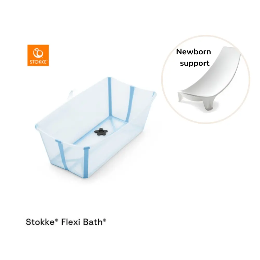 Stokke Flexibath Inkl  Newborn Support Ocean Blue